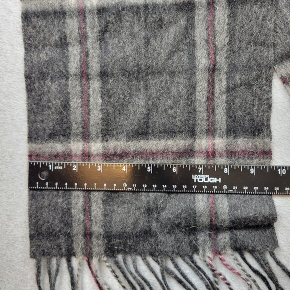 Ballantrae Edinburgh Lambswool Scarf Tartan Plaid Thomson Charcoal New - Picture 6 of 9